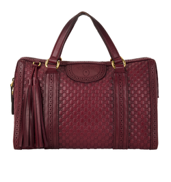 Microguccissima Boston, Leather, Burgundy, 213048, 2*
